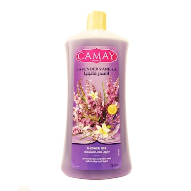 Camay Lavender Shower Gel - 1 Liter