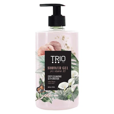 Trio Pro White Flowers Shower Gel - 800 ml