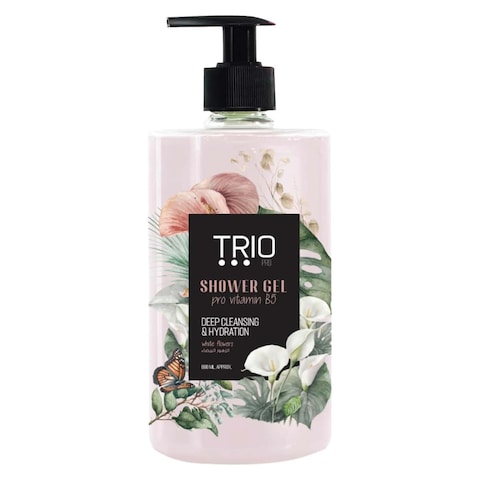 Trio Pro White Flowers Shower Gel - 800 ml