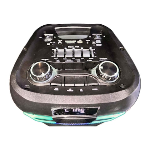 Platinum Partybox Bluetooth Speaker with Attachments - Black - AH-8200