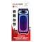 Platinum Partybox Bluetooth Speaker with Attachments - Black - AH-8200