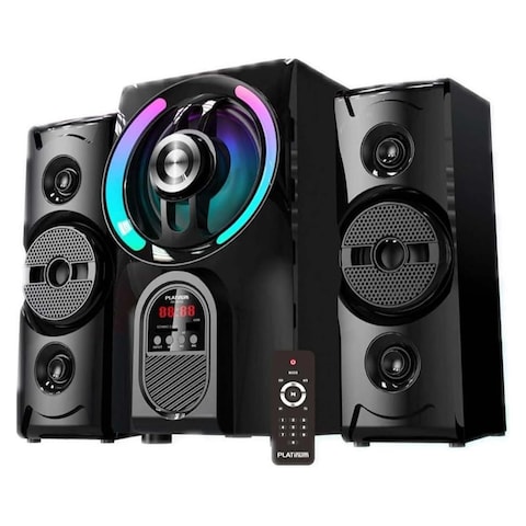 Platinum Bluetooth Subwoofer For Computer with Remote Control - Black - AH-6050