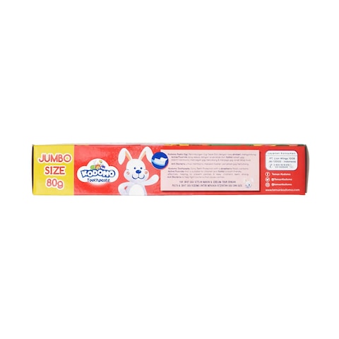 Kodomo Strawberry Toothpaste for kids - 80 gm