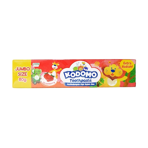 Kodomo Strawberry Toothpaste for kids - 80 gm