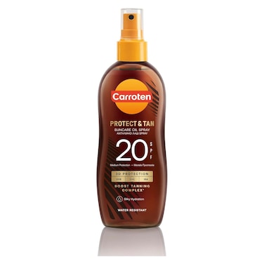 Carroten Protect &amp; Tan Suncare Oil Spray SPF20 - 150ml
