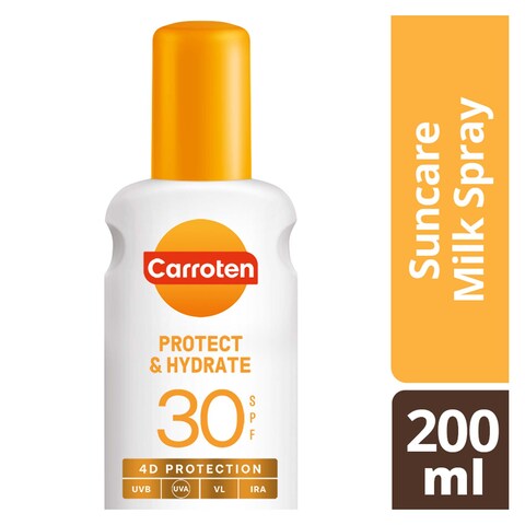 Carrotten Protect &amp; Hydra Body Milk Spray SPF30 - 200ml
