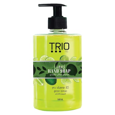 تريو صابون سائل لليدين برائحة الليمون الأخضر - 500 مل