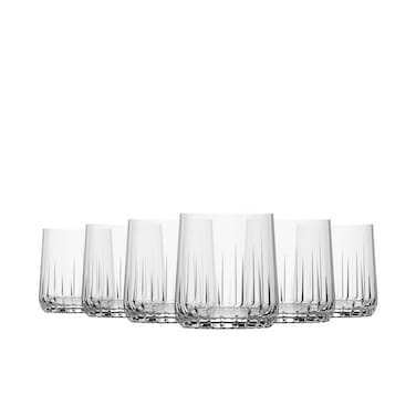 باشاباهتشي نوفا طقم أكواب زجاج - 6 قطع - شفاف