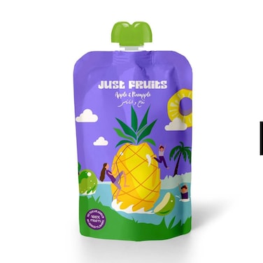 جست فروتس مهروس تفاح وأناناس - 110 جرام