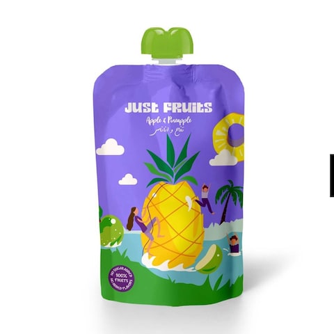 Just Fruits Apple and Pineapple Puree - 110 gram