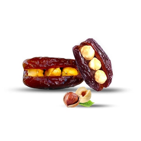 Dates with Hazelnut and Fruits - 250 gm