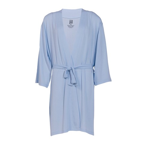 Jil Cotton Robe for Women - Blue - M