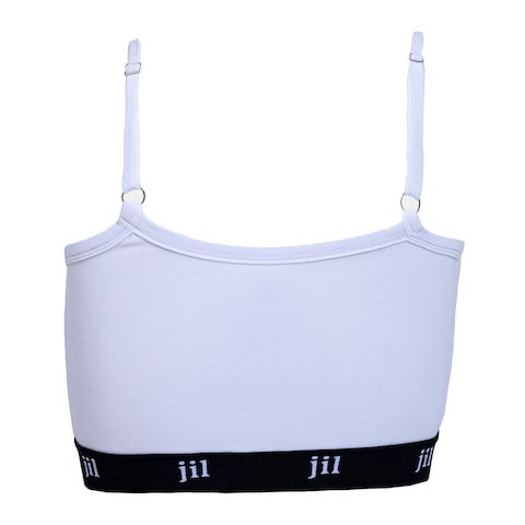 Jil Sports Bra for Women - White - XL