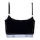 Jil Sports Bra for Women - Black - M