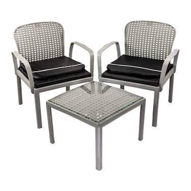 طقم راتان 2 كرسي + ترابيزة