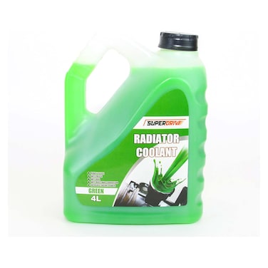 سوبر درايف سائل تبريد محرك لردياتير السيارة - 4 لتر - أخضر