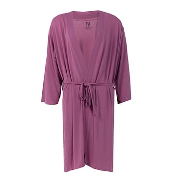 Jil Cotton Robe for Women - Rose - L