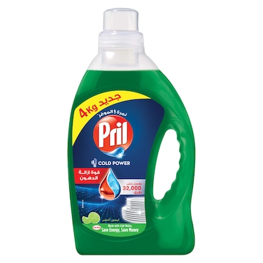 Pril Dishwashing Liquid With Lemon- 4 Liters