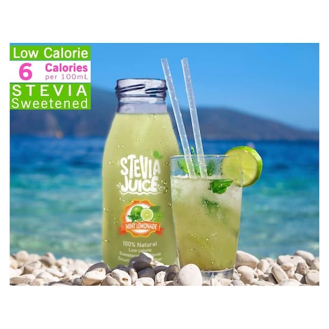 Stevia Juice Natural Lemon Mint Juice without Sugar - 300ml
