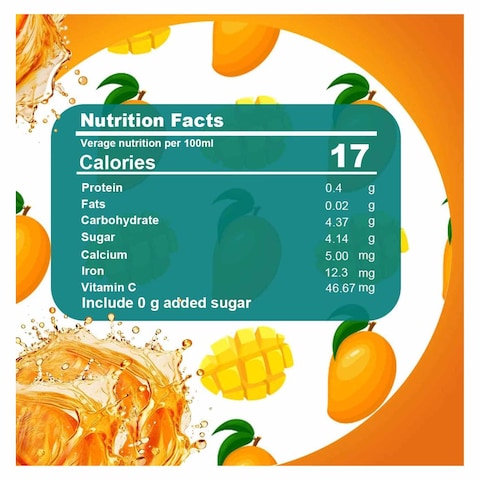 Stevia Juice Natural Mango Juice without Sugar - 300ml