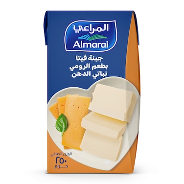 المراعي جبنة فيتا بطعم الرومي - 250 جرام