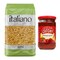 Italiano Pasta Rice - 400 gram + Catchy Tomato Paste - 280 gram