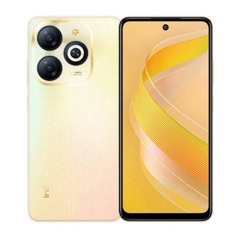 Infinix Smart 8 - 6.6-inch 128GB/4GB Dual SIM 4G Smartphone - Gold