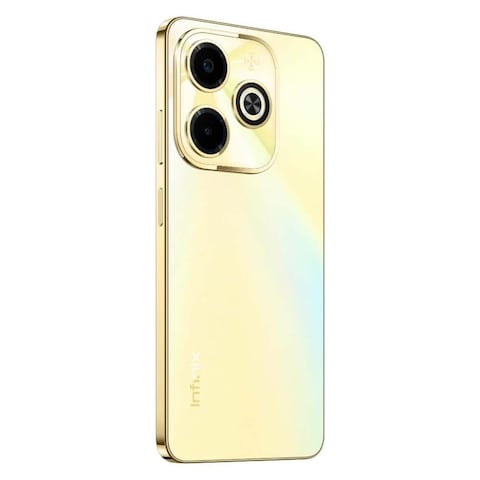 انفينكس هوت 40i - شاشة 6.56 بوصة 128 جيجابايت/4 جيجابايت ثنائي الشريحة بشبكة الجيل الرابع LTE - ذهبي