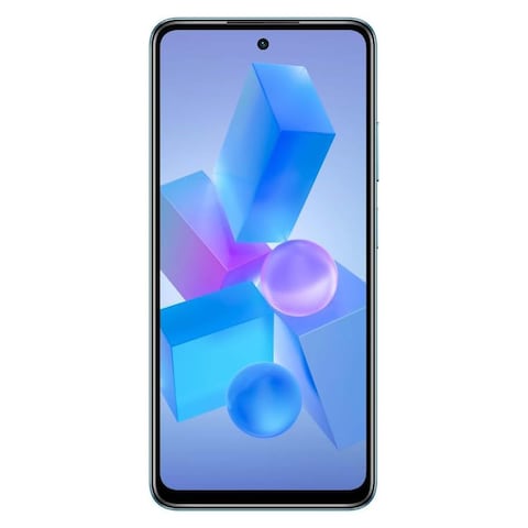 انفينكس هوت 40i - شاشة 6.56 بوصة 128 جيجابايت/4 جيجابايت ثنائي الشريحة بشبكة الجيل الرابع LTE - أزرق