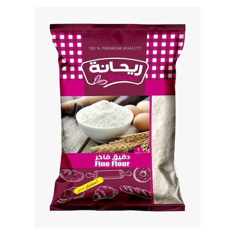ريحانة دقيق فاخر - 1 كجم + زيت ذرة - 800 مل