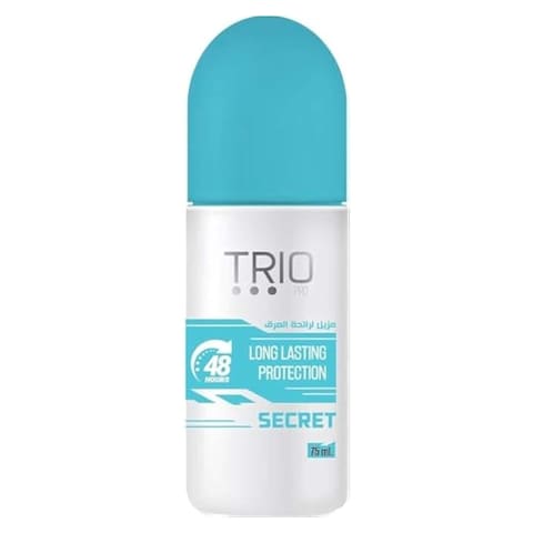 Trio Cool Roll On Deodorant - 75ml + Secret Roll-On Deodorant - 75ml
