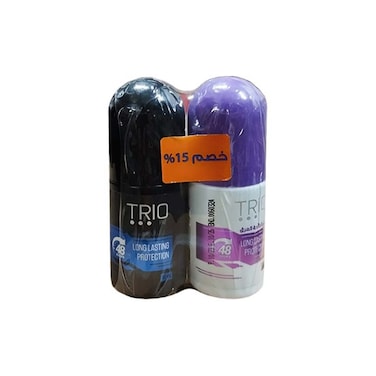 Trio Pure Roll On Deodorant - 50ml + Cool Roll On Deodorant - 50ml