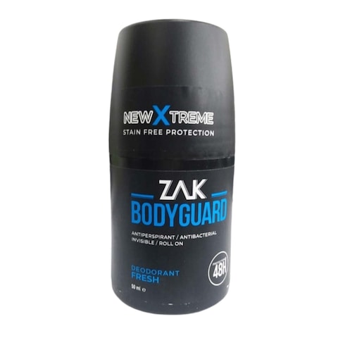 Zak Bodyguard Fresh Roll On Deodorant - 50ml