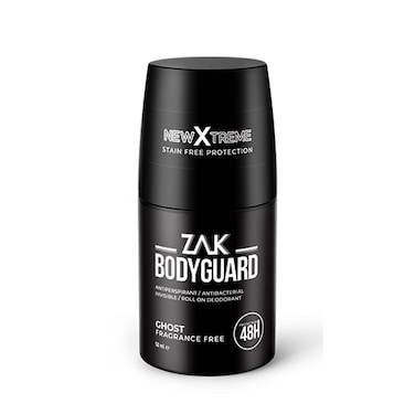 Zak Bodyguard Ghost Roll On Deodorant - 50ml