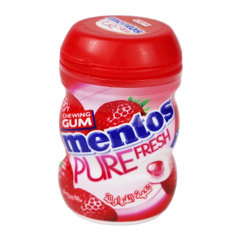 Mentos Sugar Free Bubble Gum with Strawberry - 20.5 gram