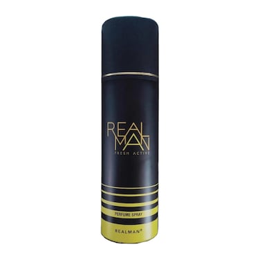 Real Man Fresh Active Perfume Spray - 150ml