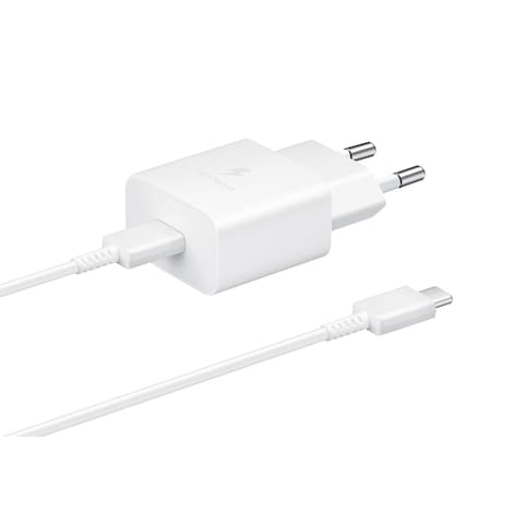 Samsung Fast Charging Power Adapter 15 Watt with Type-C Cable - White - T1510XWEGWW