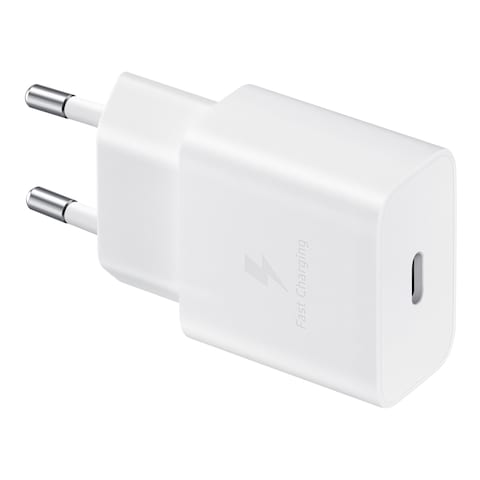 Samsung Fast Charging Power Adapter 15 Watt with Type-C Cable - White - T1510XWEGWW