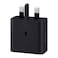 Samsung USB-C Super Fast Charging Power Adapter 25 Watt - Black - T1510XWEGWW