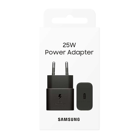 Samsung USB-C Fast Charging Power Adapter 25 Watt - Black - T2510NBEGWW