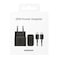 Samsung Fast Charging Power Adapter 25 Watt with Type-C Cable - Black - T2510XBEGWW