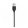 كابل سمارت جيت مضفر سريع USB-A إلى USB-C - 1 متر - أسود