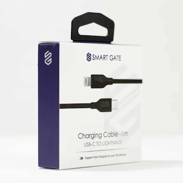 كابل سمارت جيت USB-C إلى لايتنينج بي في سي سريع - 1 متر - أسود - SGCA-PCLF100B