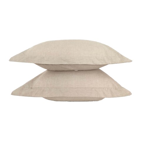 Almaamoun Pillow Case - 60x80 Cm - 2 Pieces - Beige