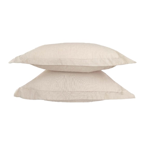 Almaamoun Pillow Case - 60x80 Cm - 2 Pieces - Beige
