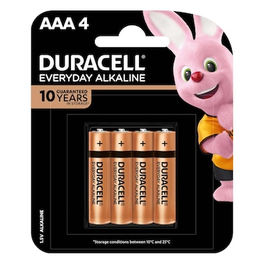 دوراسيل ايفري داي AAA بطاريات قلوية - 4 قطع