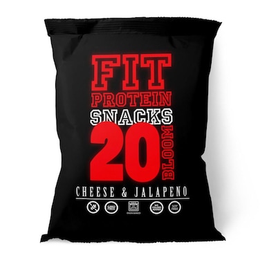 فيت 20 سناكس بروتين بطعم الجبنة والهالبينو  - 60 جرام