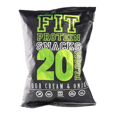 فيت 20 سناكس بروتين بطعم الكريمة الحامضة والبصل  - 60 جرام
