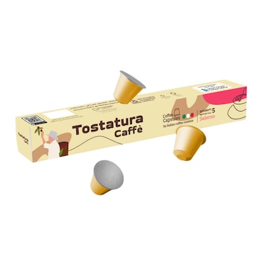 توستاتورا ساليرنو كبسولات قهوة - كثافة 5 - 10 كبسولات