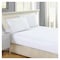La Collection Fitted Stripe Bed Sheet - 120x200 Cm -White